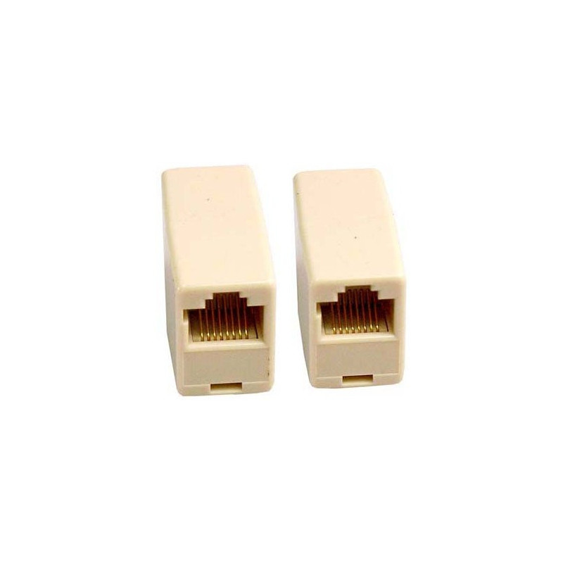 Deltaco MD-11 cable gender changer RJ45 Beige