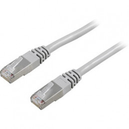 Deltaco FTP Cat6 Patch Cable, 7m verkkokaapeli Harmaa