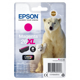Epson Polar bear Yksittäispakkaus, magenta 26XL Claria Premium -muste