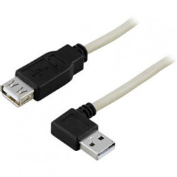 Deltaco USB 2.0 Cable A A, 0.2m USB-kaapeli 0,2 m USB A