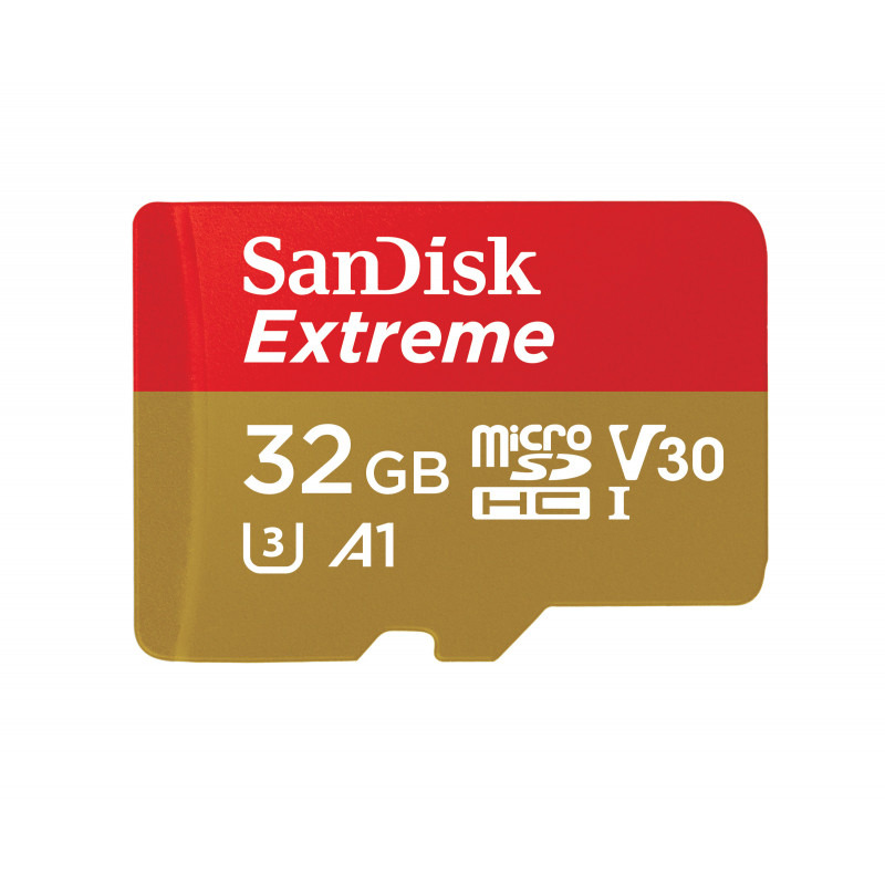 SanDisk Extreme flash-muisti 32 GB MicroSDHC UHS-I Luokka 10