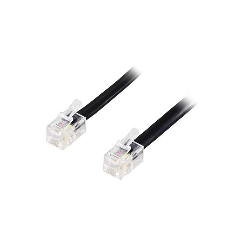 Deltaco DEL-154B verkkokaapeli Musta 2 m