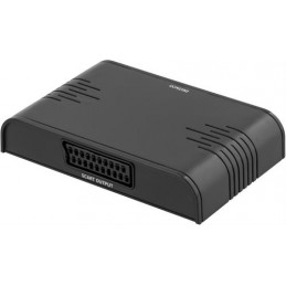 Deltaco HDMI-SCART2 cable gender changer SCART Musta