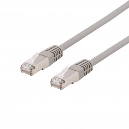 Deltaco STP-625AU verkkokaapeli Harmaa 25 m Cat6a U FTP (STP)