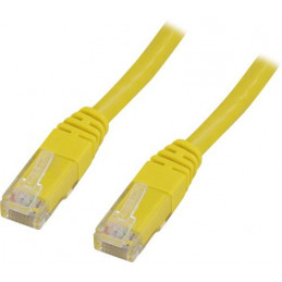 Deltaco TP-607GL verkkokaapeli Keltainen 0,75 m Cat6 U UTP (UTP)