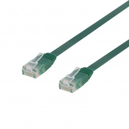 Deltaco TP-611G-FL verkkokaapeli Vihreä 1,5 m Cat6 U UTP (UTP)