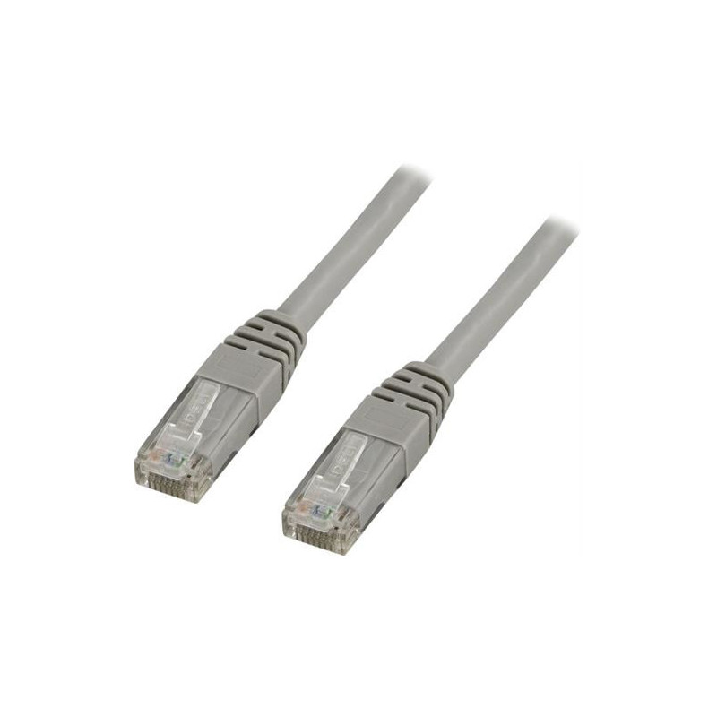 Deltaco TP-607 verkkokaapeli Harmaa 0,75 m Cat6 U UTP (UTP)