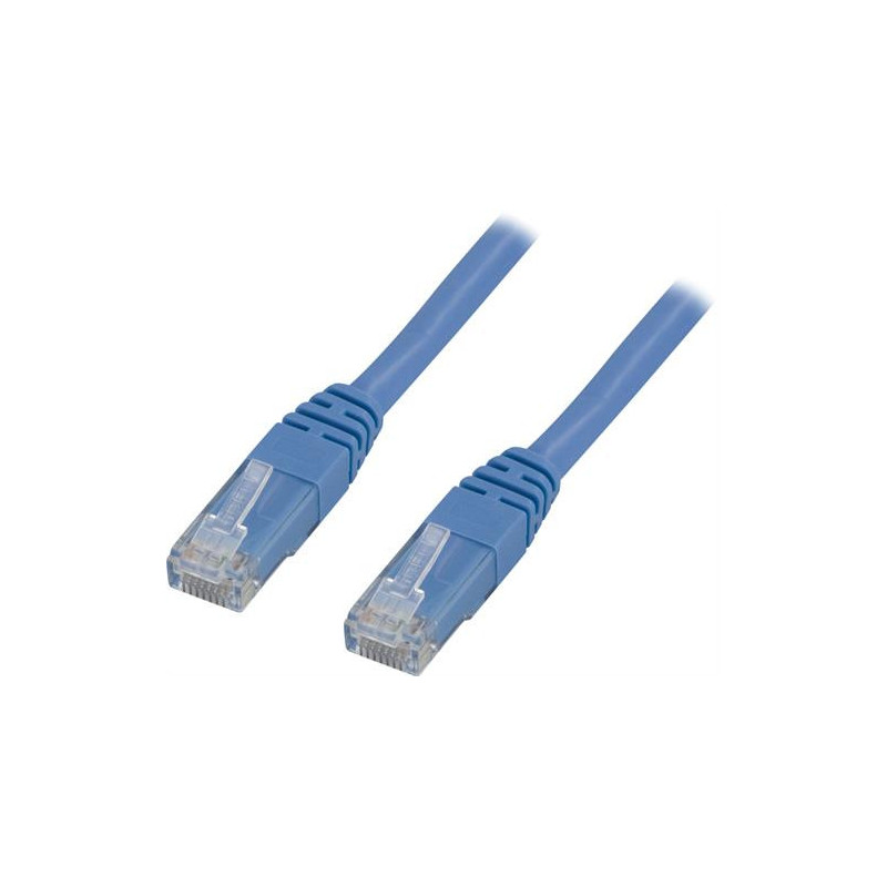 Deltaco TP-603B verkkokaapeli Sininen 0,3 m Cat6 U UTP (UTP)