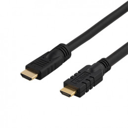 Deltaco HDMI-1250 HDMI-kaapeli 25 m HDMI-tyyppi A (vakio) Musta