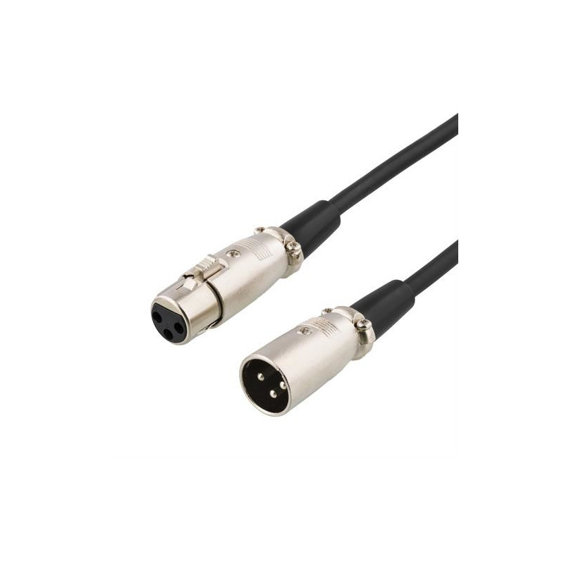 Deltaco XLR-1070 audiokaapeli 7 m XLR (3-pin) Musta