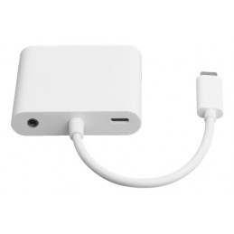 Deltaco USBC-HDMI16 keskitin USB 3.2 Gen 1 (3.1 Gen 1) Type-C 5000 Mbit s Valkoinen