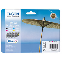 Epson Parasol Monipakkaus, 4 väriä T0445 DURABrite-muste