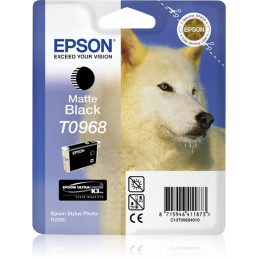 Epson Husky Yksittäispakkaus, mattamusta T0968