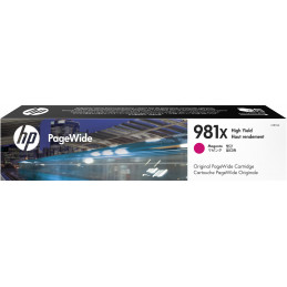 HP Cartucho PageWide magenta de alto rendimento 981X original mustekasetti Alkuperäinen Korkea (XL) värintuotto