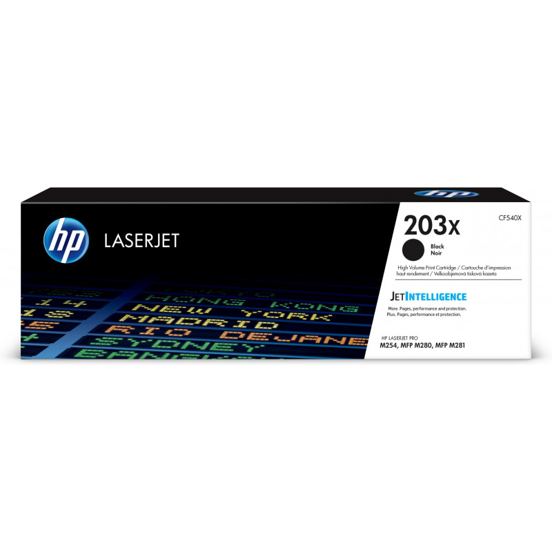 HP 203X värikasetti 1 kpl Alkuperäinen Musta