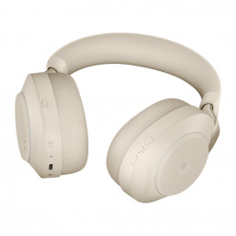 Jabra Evolve2 85, MS Stereo Kuulokkeet Pääpanta 3,5 mm liitin USB Type-C Bluetooth Beige