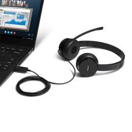Lenovo 4XD0X88524 kuulokkeet ja kuulokemikrofoni Pääpanta Musta