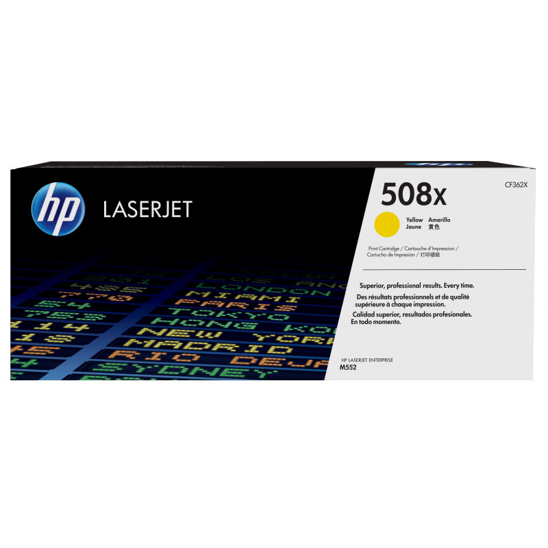 HP 508X värikasetti 1 kpl Alkuperäinen Keltainen