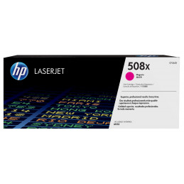 HP Cartucho de tóner original LaserJet 508X de alta capacidad magenta värikasetti 1 kpl Alkuperäinen