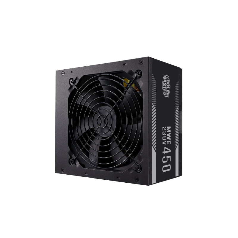Cooler Master MWE 450 White 230V - V2 virtalähdeyksikkö 450 W 24-pin ATX ATX Musta