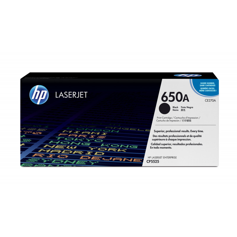 HP 650A värikasetti 1 kpl Alkuperäinen Musta