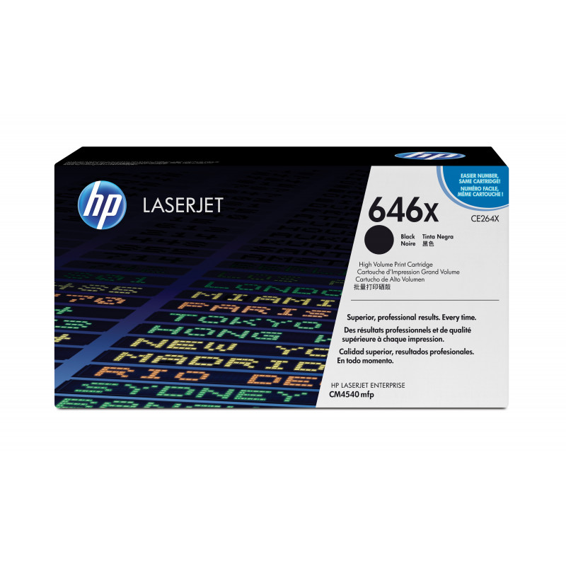 HP 646X värikasetti 1 kpl Alkuperäinen Musta