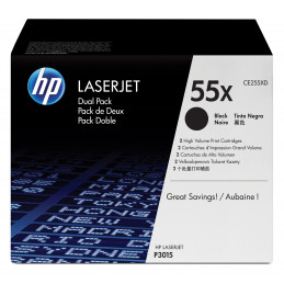 HP 55X värikasetti 2 kpl Alkuperäinen Musta