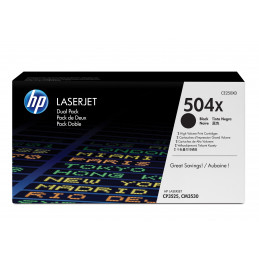 HP 504X värikasetti 2 kpl Alkuperäinen Musta