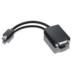 Lenovo 0A36536 cable gender changer mini-DisplayPort VGA Musta