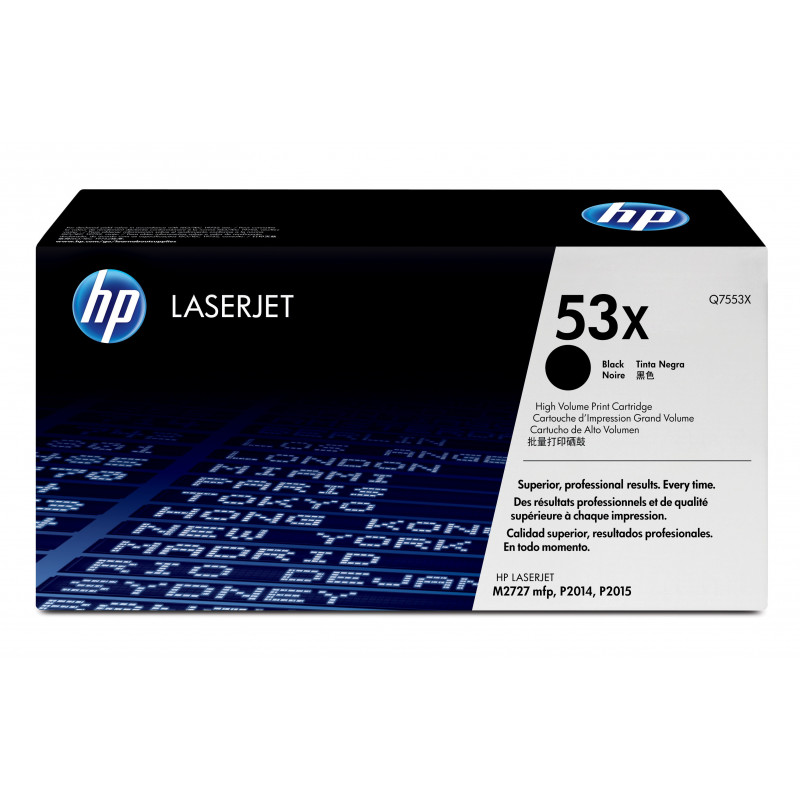HP 53X värikasetti 1 kpl Alkuperäinen Musta