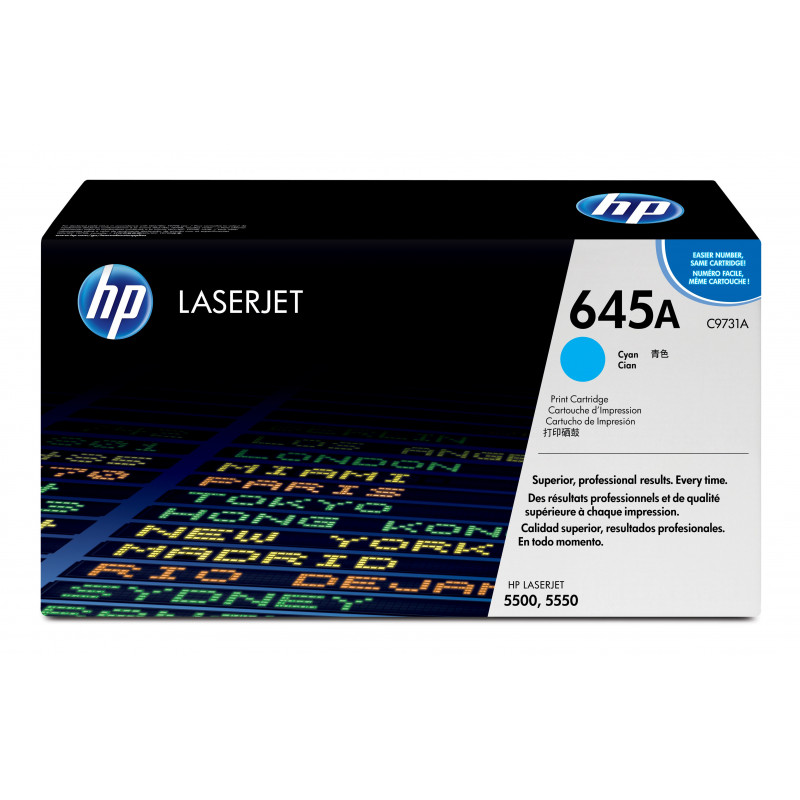 HP 645A värikasetti 1 kpl Alkuperäinen Syaani