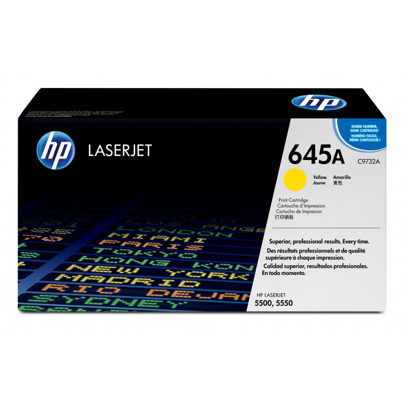 HP 645A värikasetti 1 kpl Alkuperäinen Keltainen