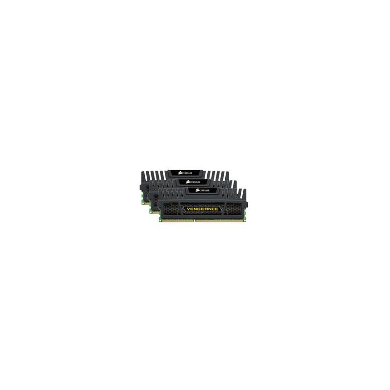 Corsair 3x4GB DDR3, 1600Mhz, 240pin DIMM muistimoduuli 12 GB