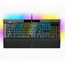 Corsair K100 RGB näppäimistö USB QWERTZ Hollanti Musta