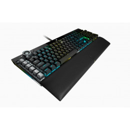 Corsair K100 RGB näppäimistö USB QWERTZ Hollanti Musta