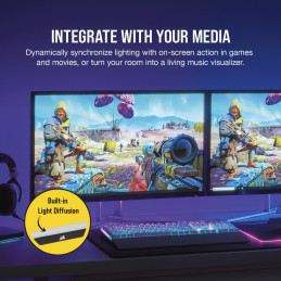 Corsair iCUE LS100 Sisätila 25 cm