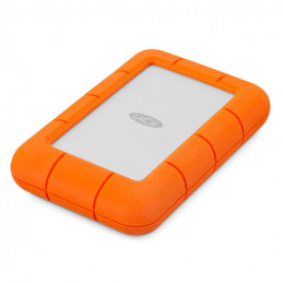 LaCie Rugged Mini ulkoinen kovalevy 1000 GB Oranssi, Hopea