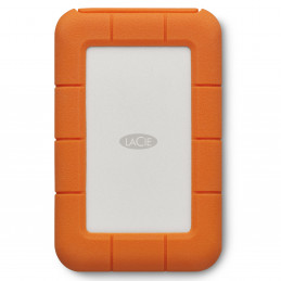 LaCie Rugged Secure ulkoinen kovalevy 2000 GB Oranssi, Valkoinen