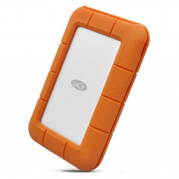 LaCie Rugged Secure ulkoinen kovalevy 2000 GB Oranssi, Valkoinen
