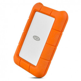 LaCie Rugged USB-C ulkoinen kovalevy 1000 GB Oranssi, Hopea