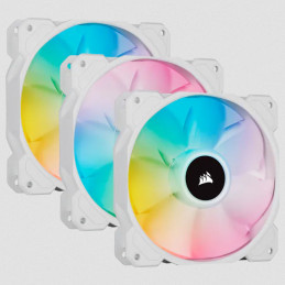 Corsair SP120 RGB ELITE Tietokonekotelo Tuuletin 12 cm Valkoinen 3 kpl