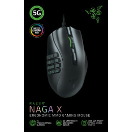 Razer Naga X hiiri Oikeakätinen USB A-tyyppi Optinen 18000 DPI