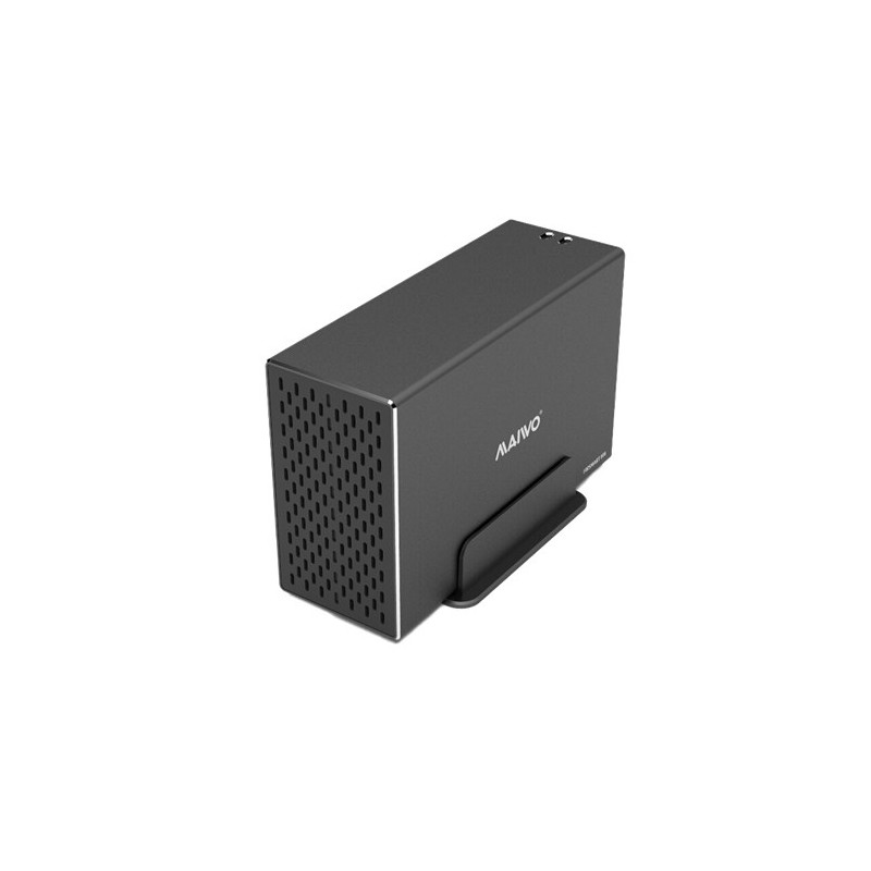 Deltaco K35272U3 tallennusaseman kotelo HDD-kotelo Musta 3.5"
