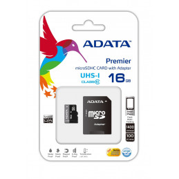ADATA Premier microSDHC UHS-I U1 Class10 16GB flash-muisti Luokka 10