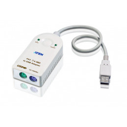 Aten UC100KMA PS 2-johto 0,3 m USB A 6-pin Mini-DIN Valkoinen