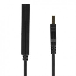 Deltaco USB2-EX7M USB-kaapeli 7 m USB 2.0 USB A Musta