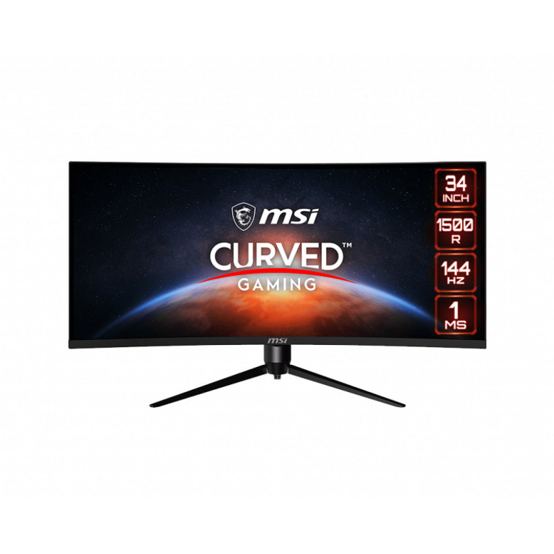 MSI Optix MAG342CQR 86,4 cm (34") 3440 x 1440 pikseliä UltraWide Quad HD LCD Musta