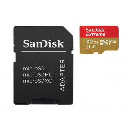 SanDisk Extreme flash-muisti 32 GB MicroSDXC UHS-I Luokka 10