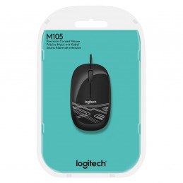 Logitech M105 hiiri Molempikätinen USB A-tyyppi Optinen 1000 DPI