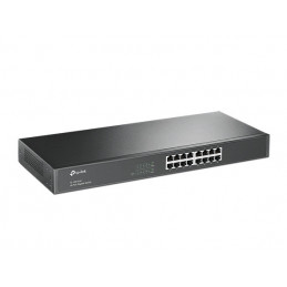 TP-LINK TL-SG1016 Hallittu L2 Gigabit Ethernet (10 100 1000) Musta